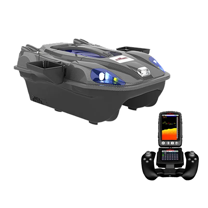Boatman Leader Carbon Fiber GPS Feeding Lure Bait boat 500M 3Hopper 16Nests Cruise Fishing Boat with Bait Casting