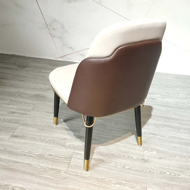 PURUO Luxury Manufacturer Low CBM European Stainless Steel Black Fabric Velvet Dining Room