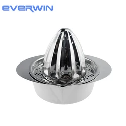 Manual Stainless Steel Lemon Juicer with 3 Replaceable Juicers,Hand Citrus Squeezer