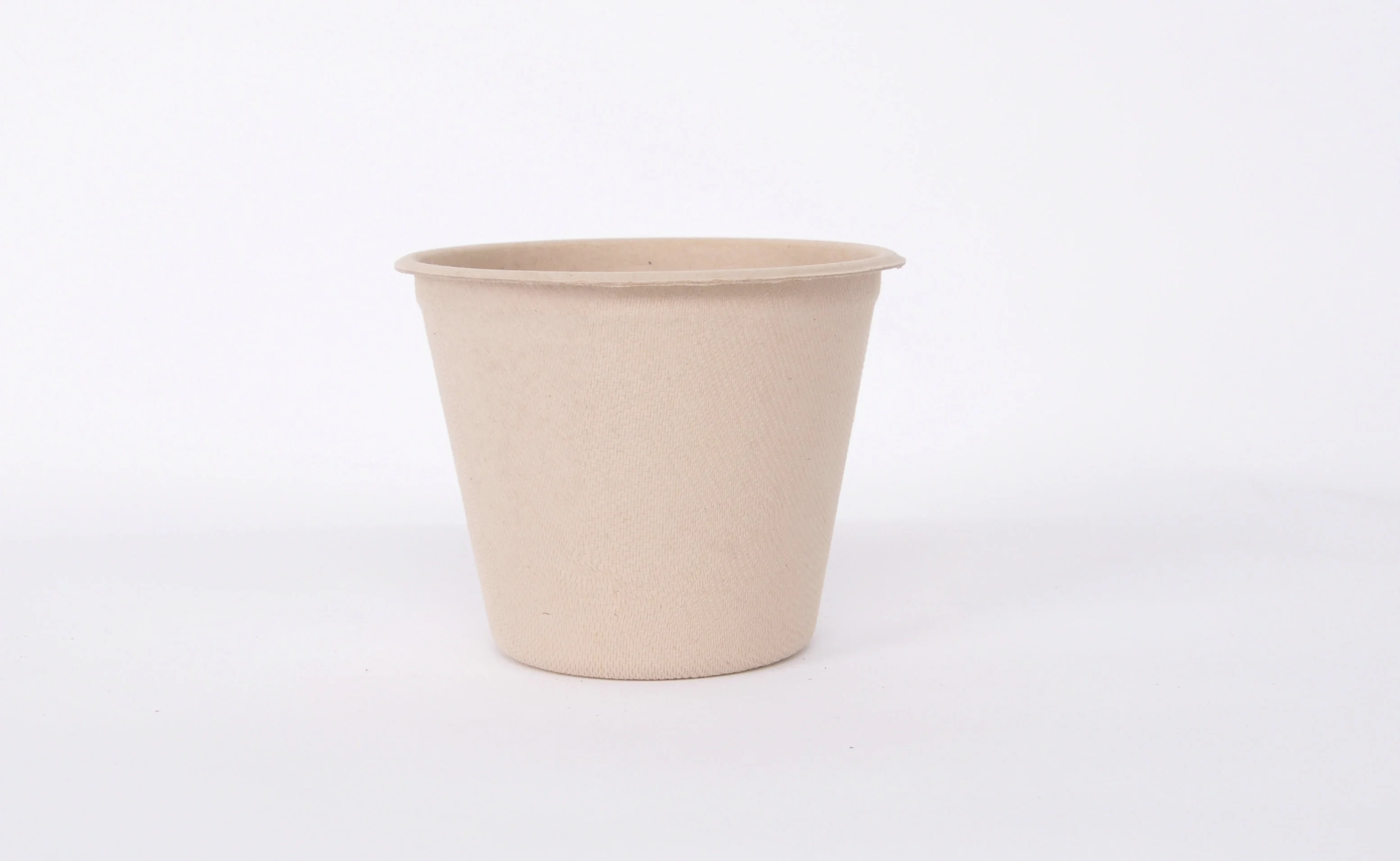 Printing disposable degradable sugar cane pulp paper coffee cups