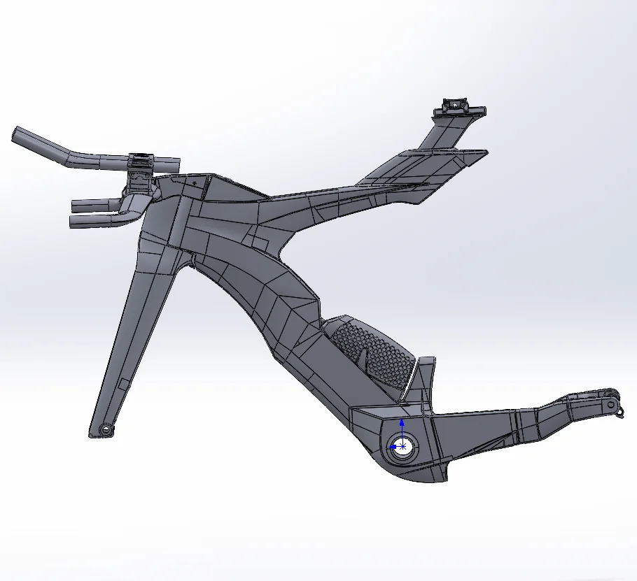 Miracle Bike High End TT Frame ,disc brake carbon fiber time trial triathlon bike frame