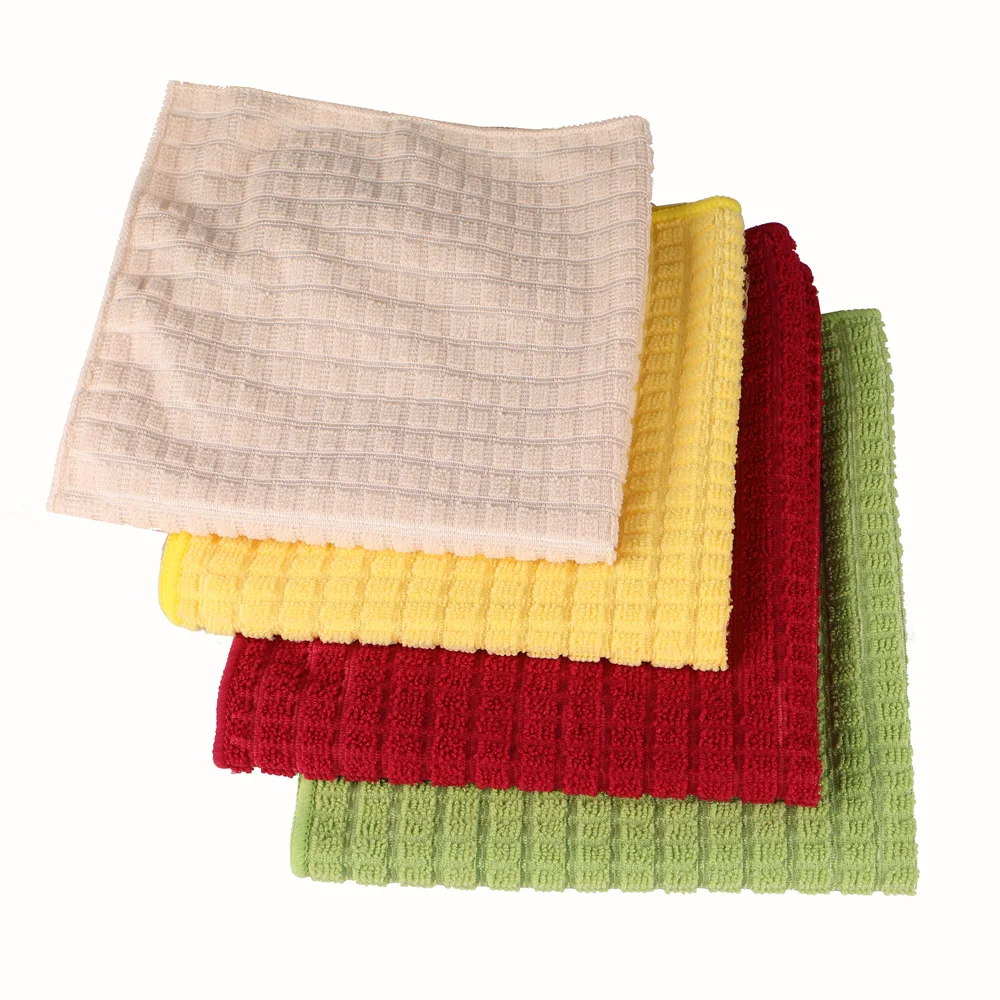 40x40 Wholesale Colorful 100% Microfiber Micro Fiber Cleaning Cloth Microfiber Towels