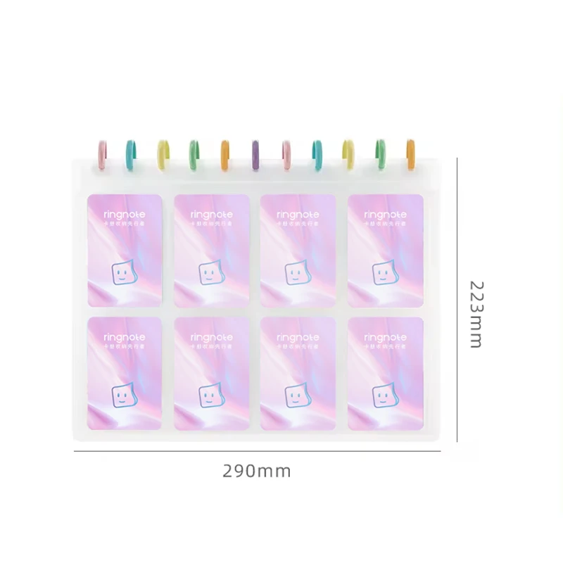 3-дюймовый альбом для альбома RINGNOTE прозрачные карманы карт оптовая продажа btsalbum