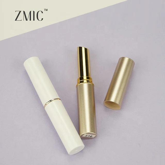 Guangdong slim lipstick pen container metal gold white lipstick tubes manufacturers