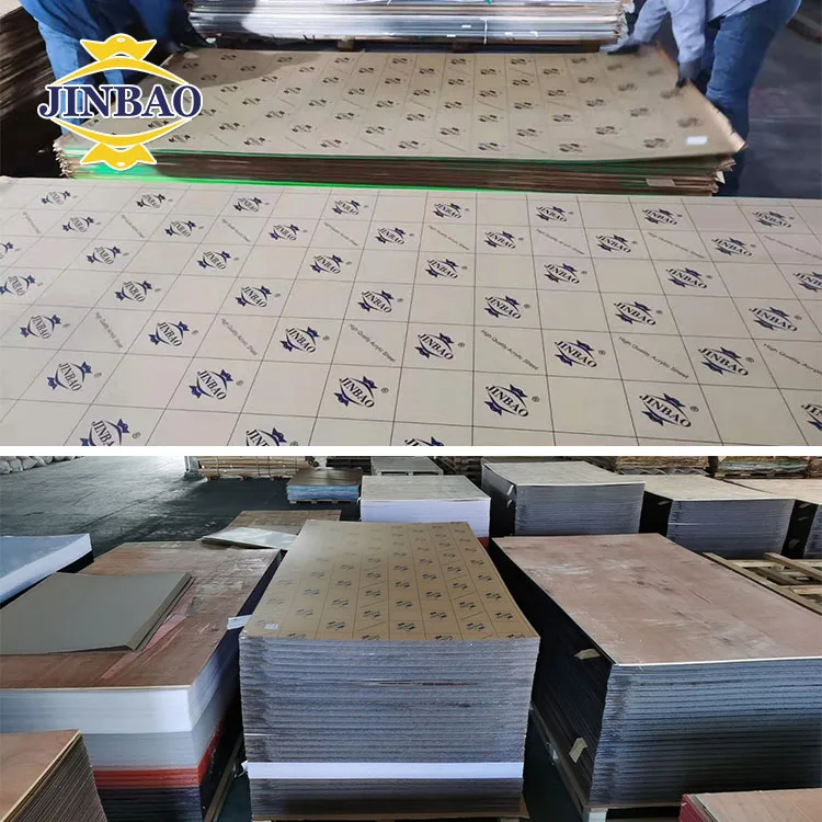 JINBAO  Manufacturing Customized size clear 4ft*8ft 100% transparente color white price colour frosted acrylic sheet
