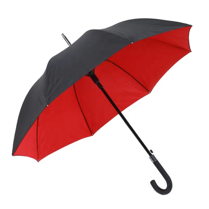 23 Inches Anti-Wind Double Fabric Auto Open Straight Umbrella with Custom Logo
