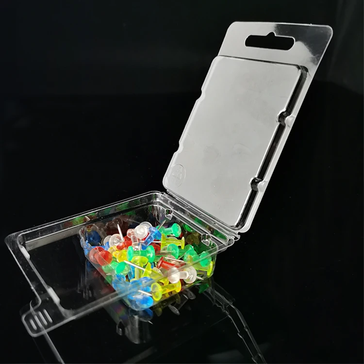 
Eco friendly durable clamshells blister packing with insert paper card 