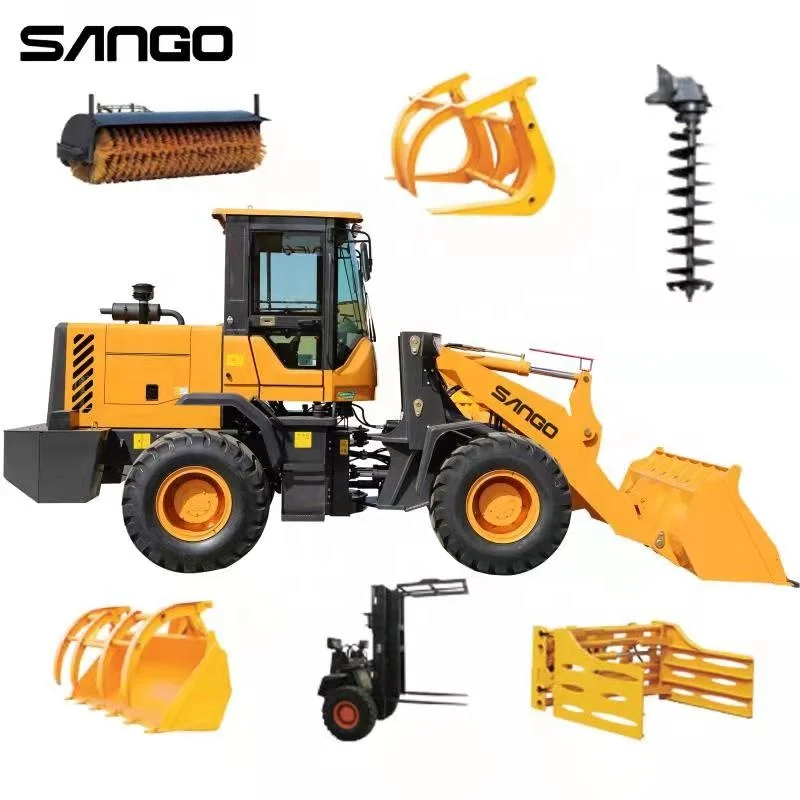 1 ton 2ton 3ton multifunction small gasoline engine mini articulated 910 wheel loader 800kg 3 ton 5 ton with 1 cubic meter