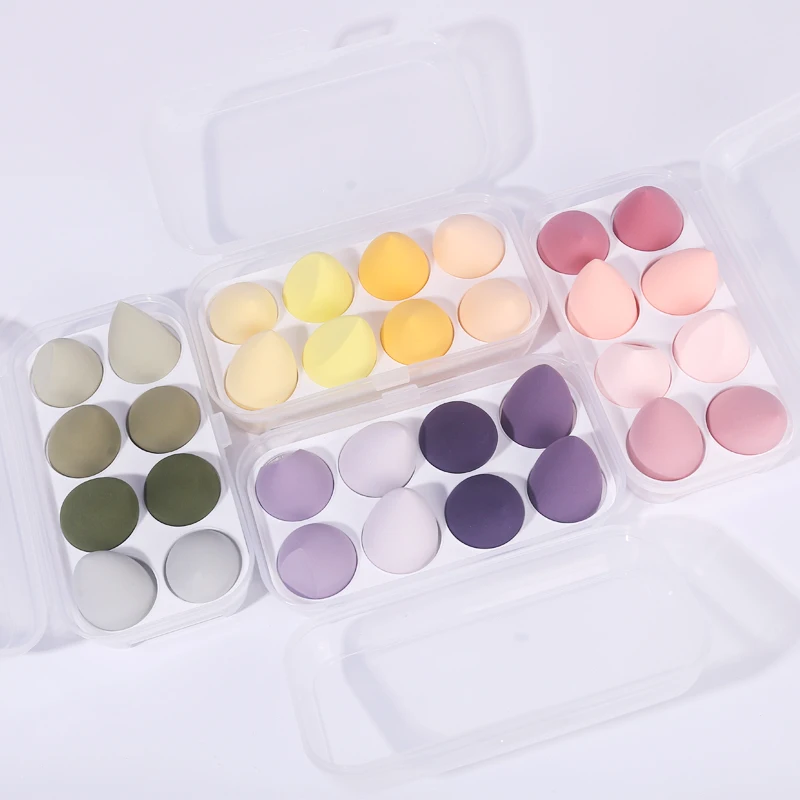 Custom beauty sponge private label , microfiber makeup sponge set wholesale