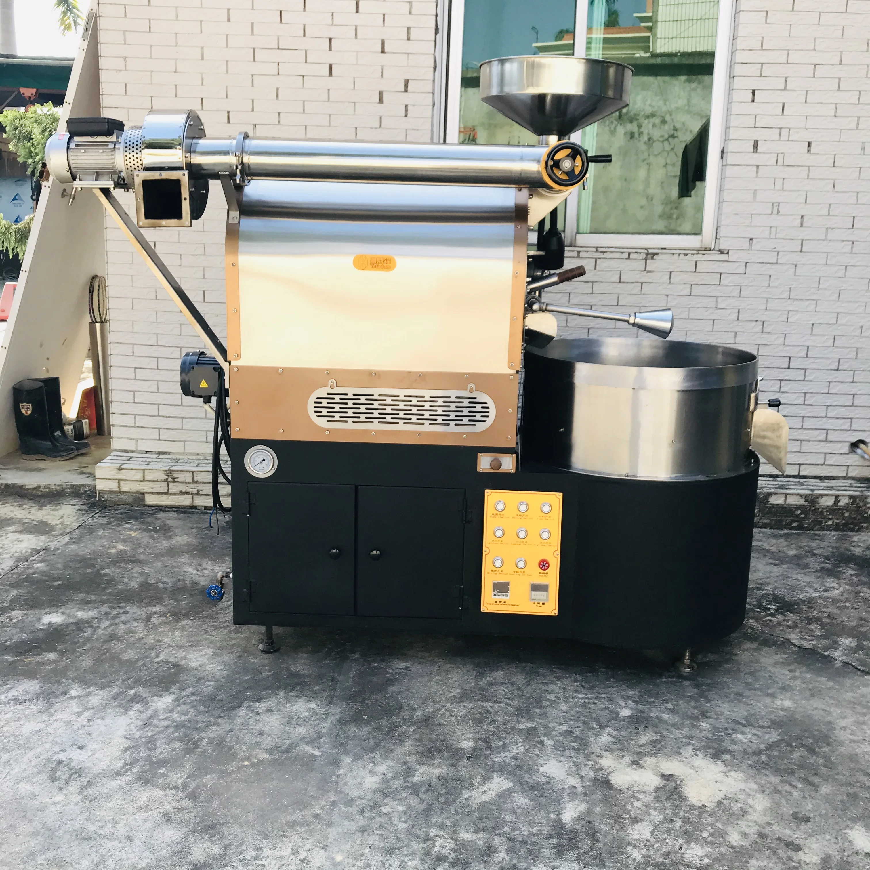 Электрическая газовая машина для обжарки кофе 600 г 1 кг 2 6 10