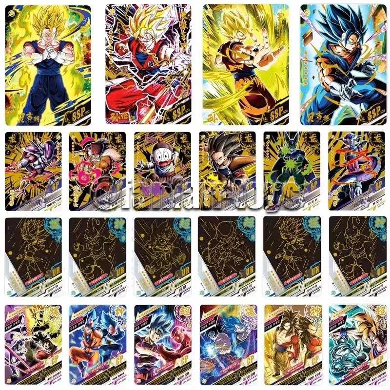 Карточки Dragon Ball Son Goku Saiyan Vegeta TCG редкая торговая коллекция карточки аниме Боевая карта для детей