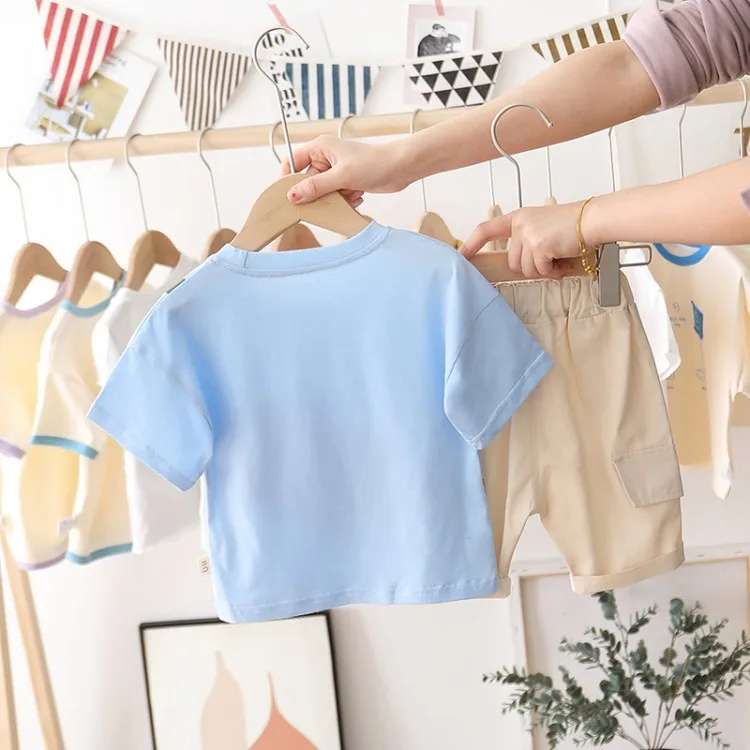 
Factory Direct Sales Summer Clothing Sets Kids Clothing Sets Sports Suit for Children 