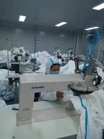 Type 5 6 Medical protective clothes Isolation suit Personal protective equipment Overol Buzo desechable Disposable overalls