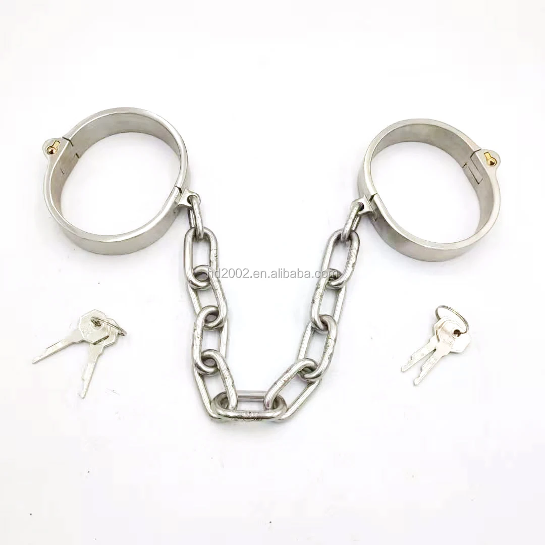Stainless steel bdsm bondage legcuffs bondage restraints anklet cuffs bdsm fetish wear adult games sex toys for couples