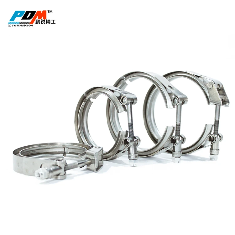 3-Inch Standard V-Band Clamp Kit for Engine Muffler Clamps