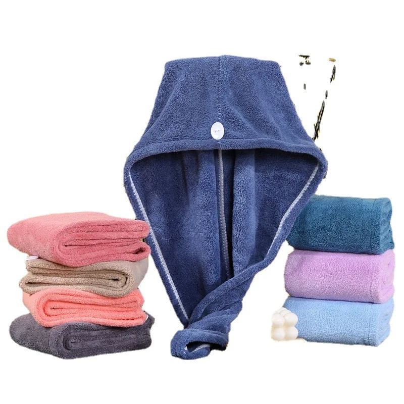 Custom print hair salon towels,hair dryer towel with logo front,turban towel microfiber hair wrap towels super absorbent