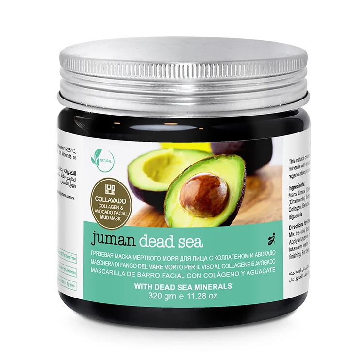 Collagen & Avocado black Extract Mud Facial   With Dead Sea Minerals