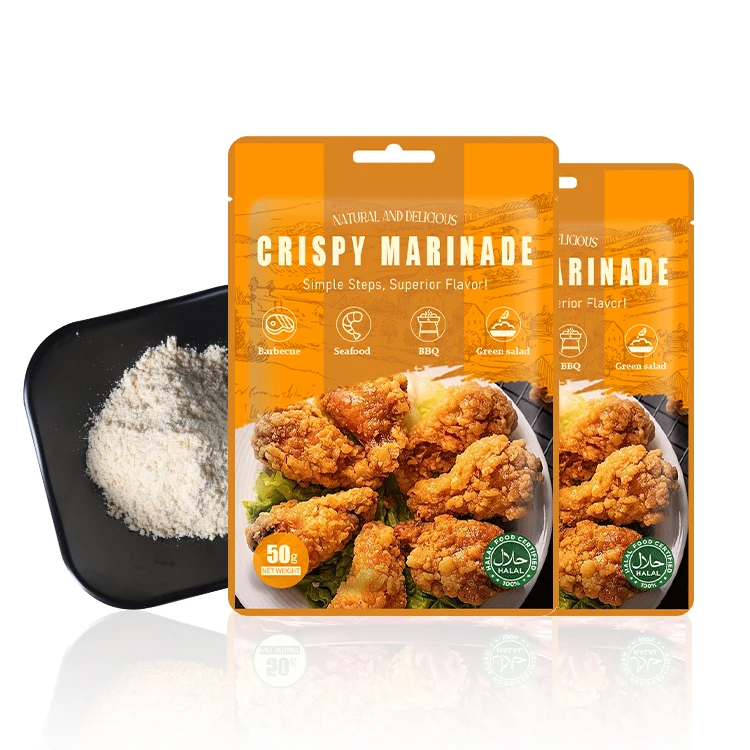 McSino 50g Commercial Crispy Fried Chicken Marinade Powder Chinese Factory Supply Crispy Seasoning Mix Marinade