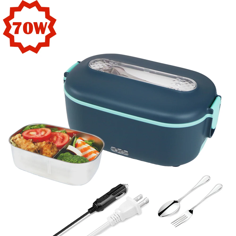 Amazon trend 70w electric lunch box fast heating  electric food container 5 in 1 electric lunch box