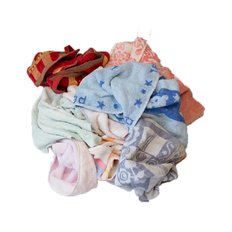 Hot Sale Towel Wiping Rags 100% Cotton Recycled Towel Wiping Rags Machine Oil Dust Cleaning Towel Rags