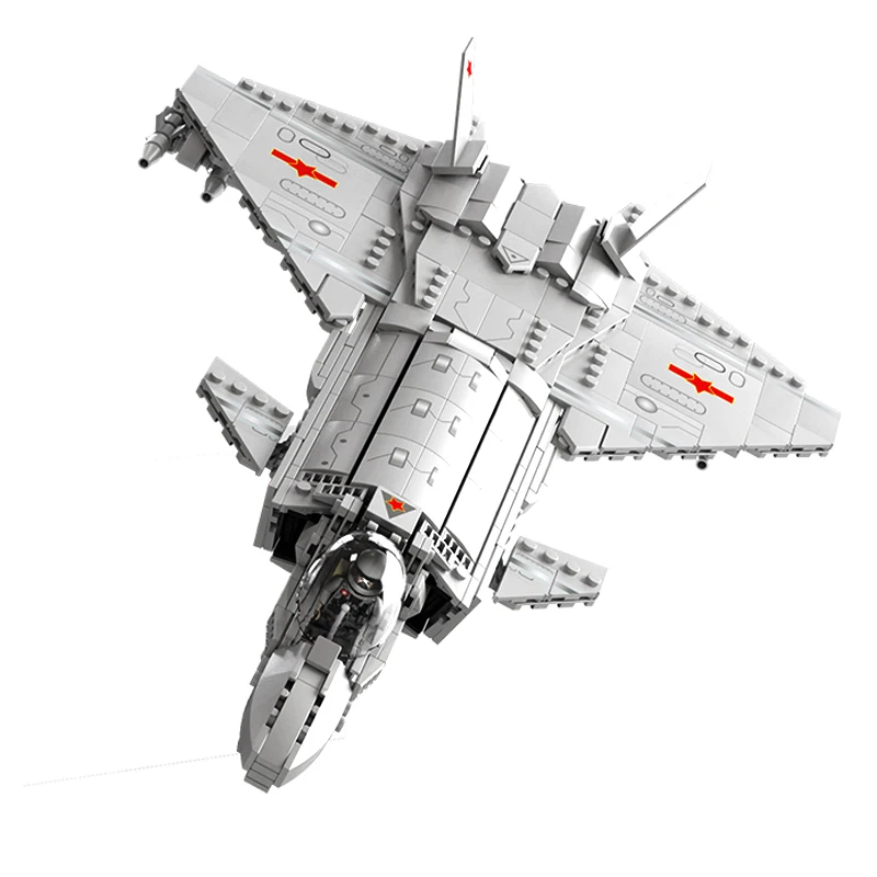 Gaomisi T3013 J20 боевые ножи игрушки военные строительные блоки летающая модель Монтессори набор для строительства игрушек