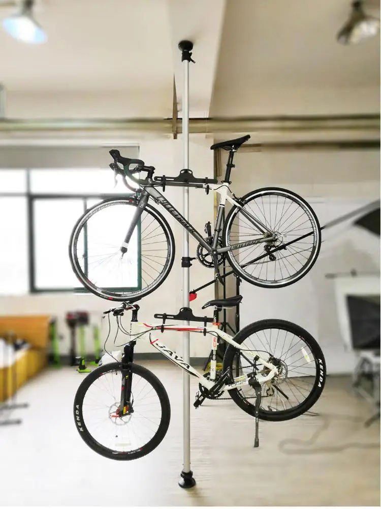 Adjustable Height portable and Stationary Space-Saving Bicycle Display Rack Repair Bicycle Support Stand for bike