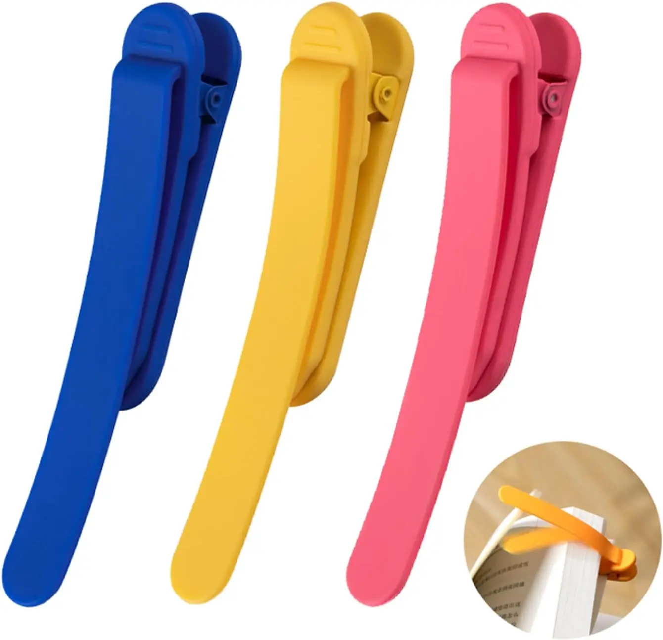 Hot sale product Smart Bookmark Multifunction Silicone Book Mark Elastic Book Accessories for Reading Lovers