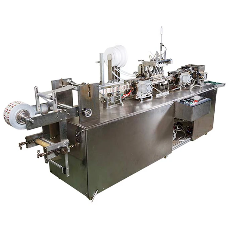Vertical type alcohol prep pad packaging machine alcohol prep pad production machine