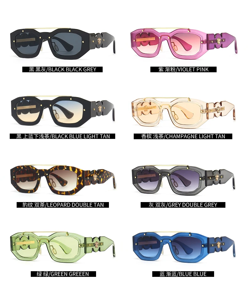 2022 trendy sunglasses luxury designer green sunglasses woman heatwave sunglasses famous brands newest model