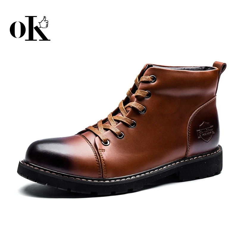 2017 new design men fashion motorcycle desert boots shoes