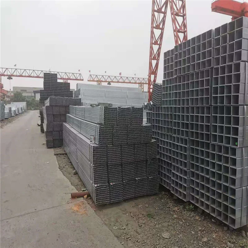low price gi ASTM steel pipe galvanized square tube 30*30*0.6 mm galvanized square pipe