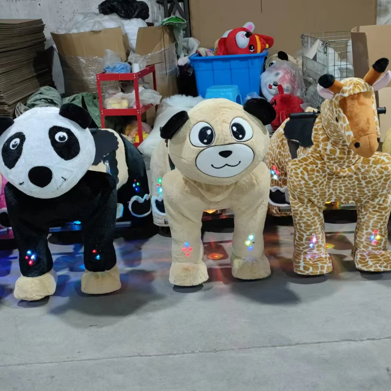 Плюшевая игрушка с колесами