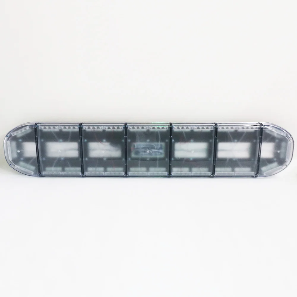 Low Profile High intensity Amber White Led Strobe Flashing Lightbar 60' 152CM Ambulance Emergency Warning Light Bar Tow Truck
