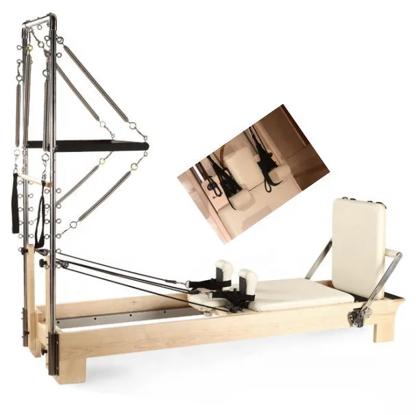 Pow Gym Classic Body Exercise Machine Portable factory Price Pilates Bed Fitness Equipment Wood Pilates Reformer