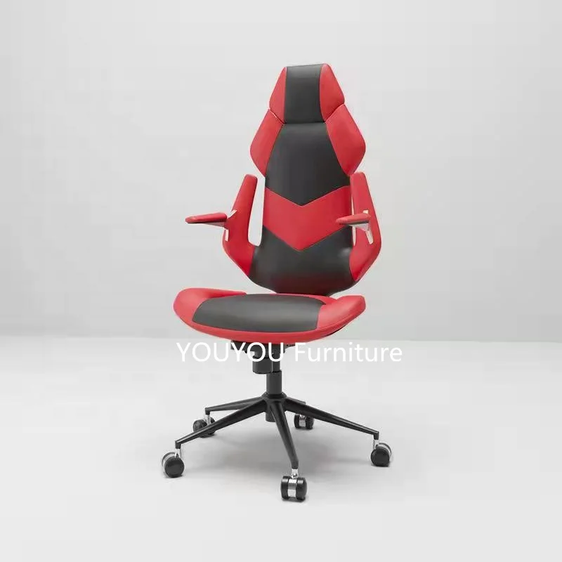 New Arrived Adjustable Aluminium Armrest E-sports Games Racing PU Leather Gaming Chair