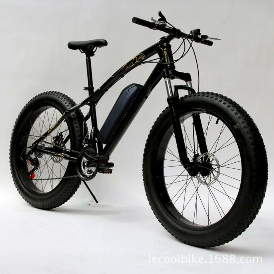  26-дюймовые толстые шины теперь велосипед 7 скоростной горный EBike дорожный Электрический 36В 10.4AH 26*4 0 полных шин