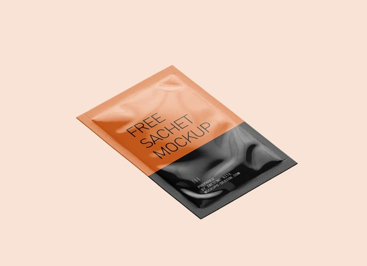 Customized Plastic Cosmetic Cream Packaging Three Side Seal Mini Pouch Aluminum Foil Facial Care Serum Sachets for Skin Care
