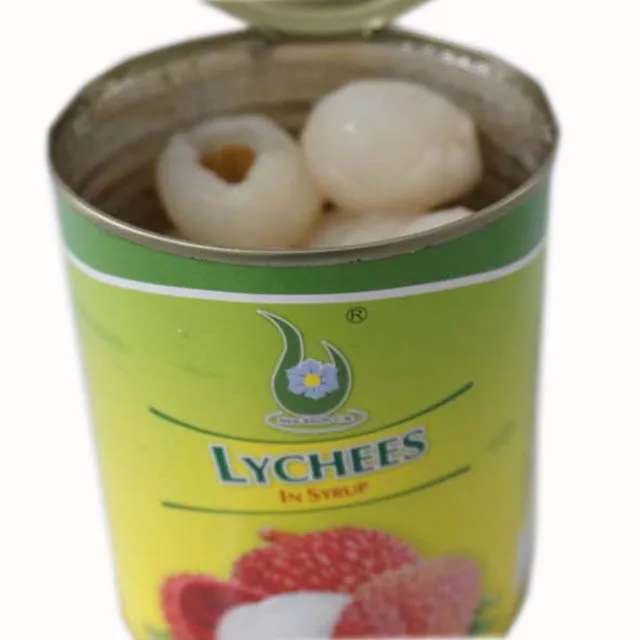 Canned lychees in tin in syrup canned lychee fruit  567g/800g