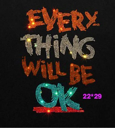 Wholesale Hotfix Rhinestone Transfers Personalized Design Rhinestone Patches For Hoodies Tank Tops T Shirts Hat