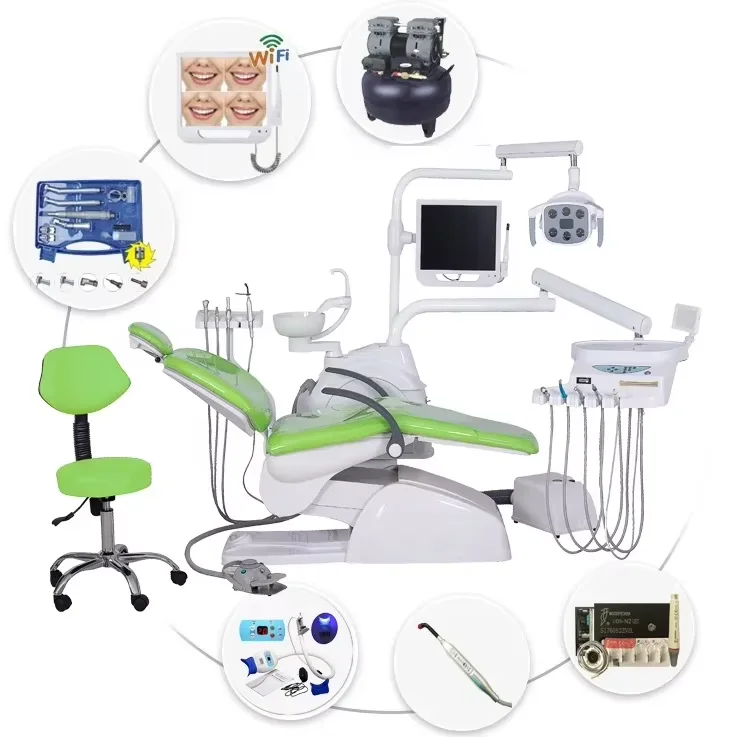 Hot Selling Whole Set Complete Dental chair Dental equipment Price One-stop Supplier Full set Dentist chair Dental unit