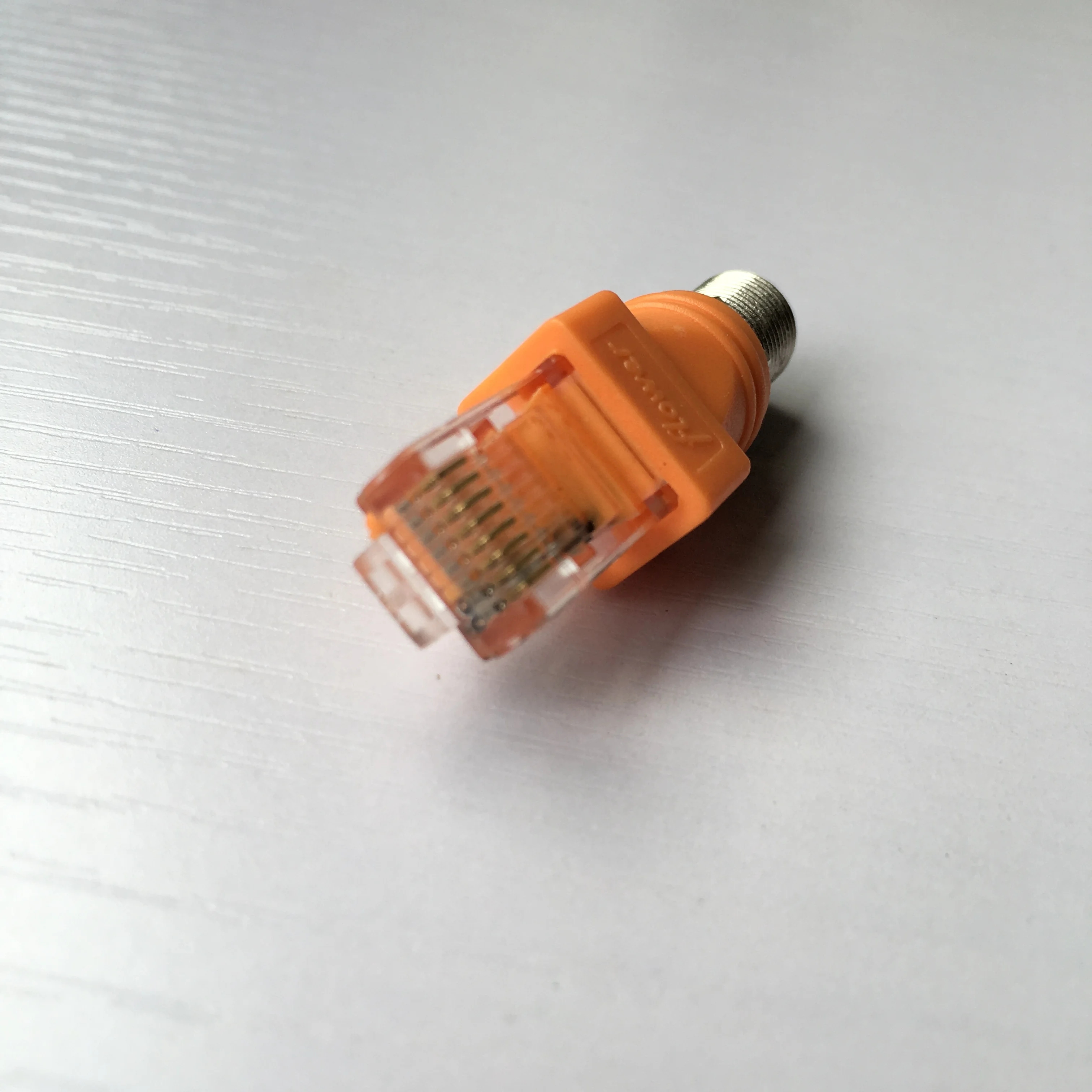 RJ45 male to RF female Adapter For RJ45/RF Tester, RJ45 To RF Connector, F-Type RF Female To RJ45 Male Coaxial Coupler Adapter