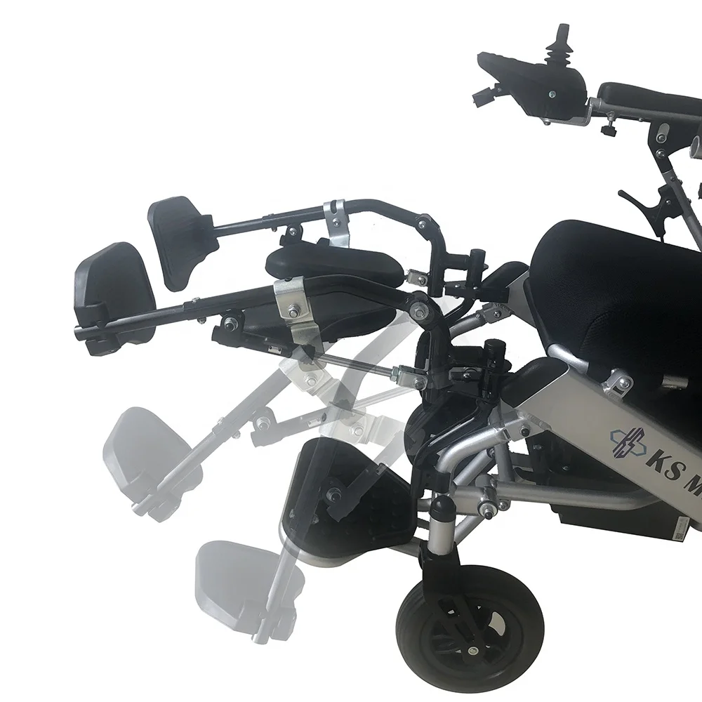 KSP-22 Wheelchair Walker Spare Part Accessories Adjustable Footrest Legrest for Electric