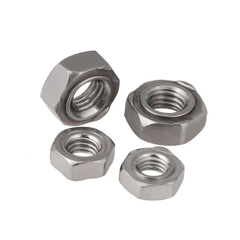 DIN929 Stainless steel Hex weld welding Nut  Fasteners in stock M4 M6 M8 M10 M12