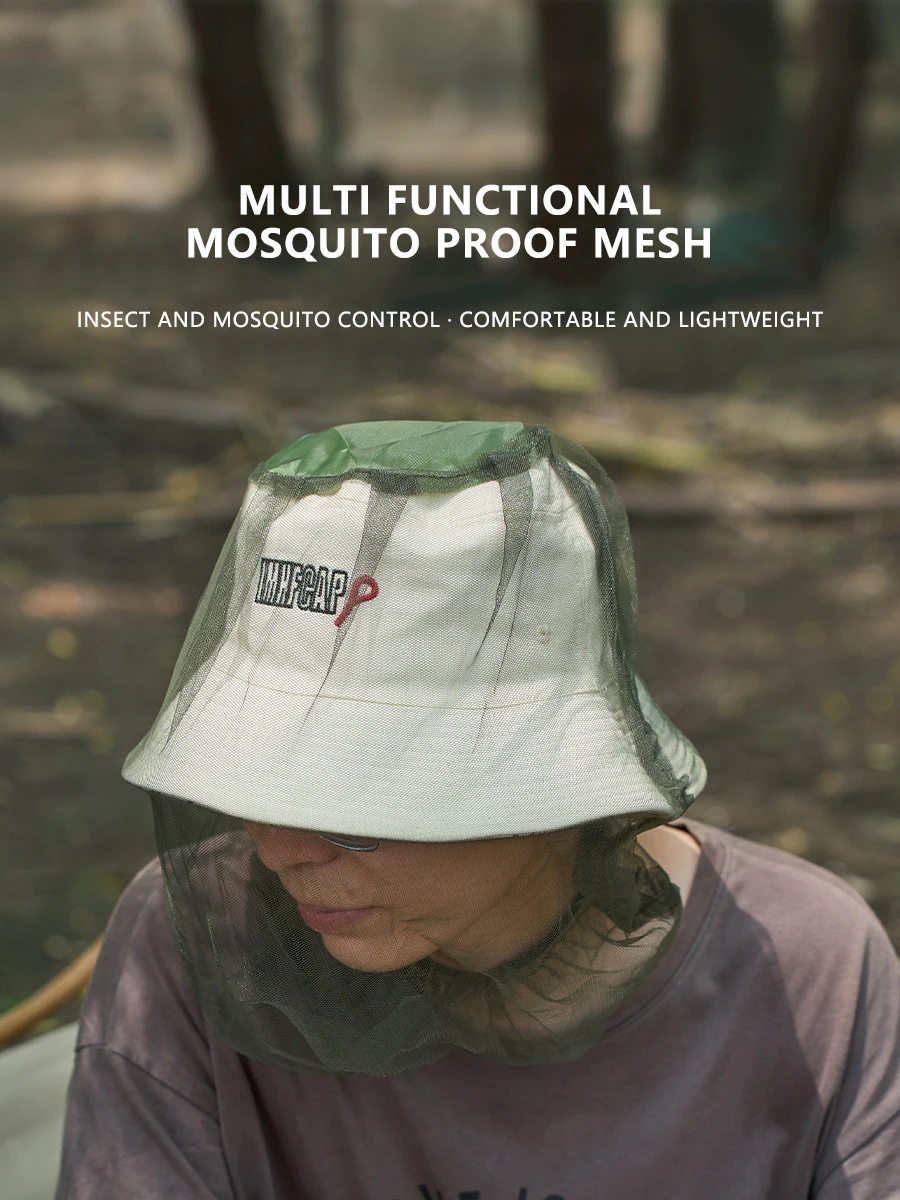 Jetshark Outdoor Multifunctional Anti-mosquito Netting Automatic Contraction Pest Control Cap Camping Wild Fishing Cap