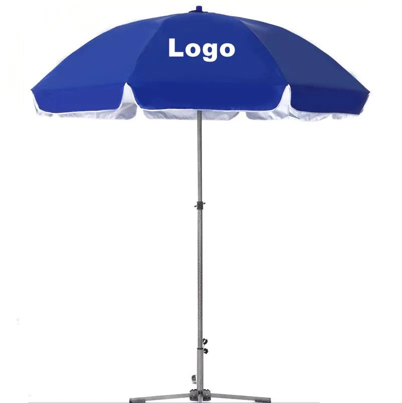 Promotional Cheap Portable Advertising Beach Umbrella With Custom Logo Printing Coca Cola Brand