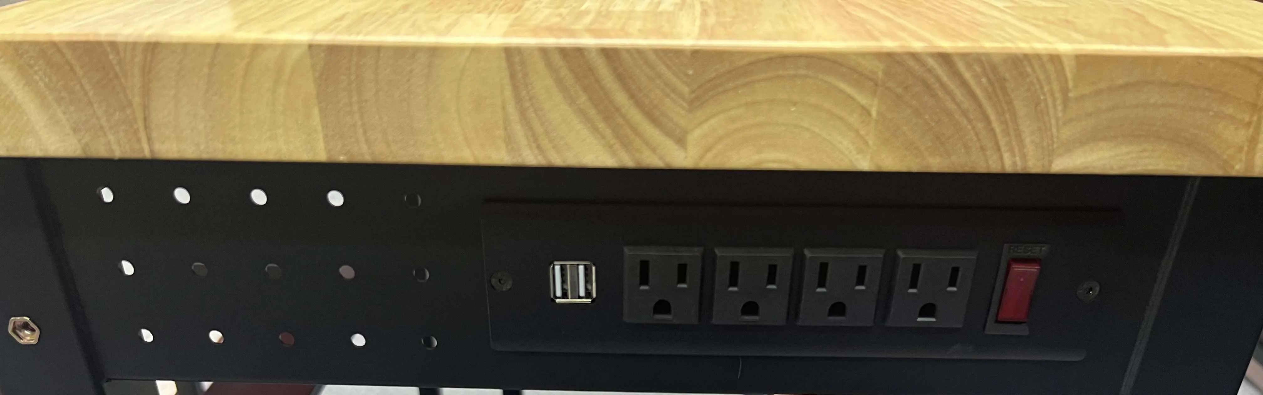 60-Inch Height Adjustable Easy-to-Assemble Metal Workbench Iron Steel Garage Tool Desk