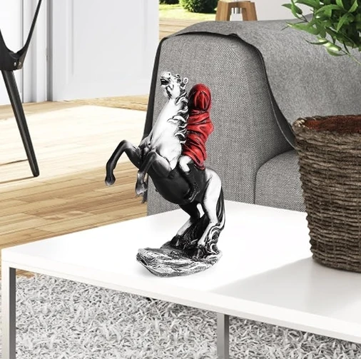 Resin Napoleon equestrian statue home Modern art tabletop decoration decoration