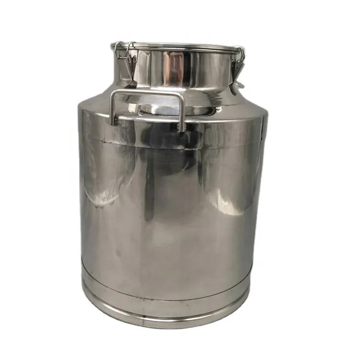Thickened stainless steel fresh milk transportation sealed barrels