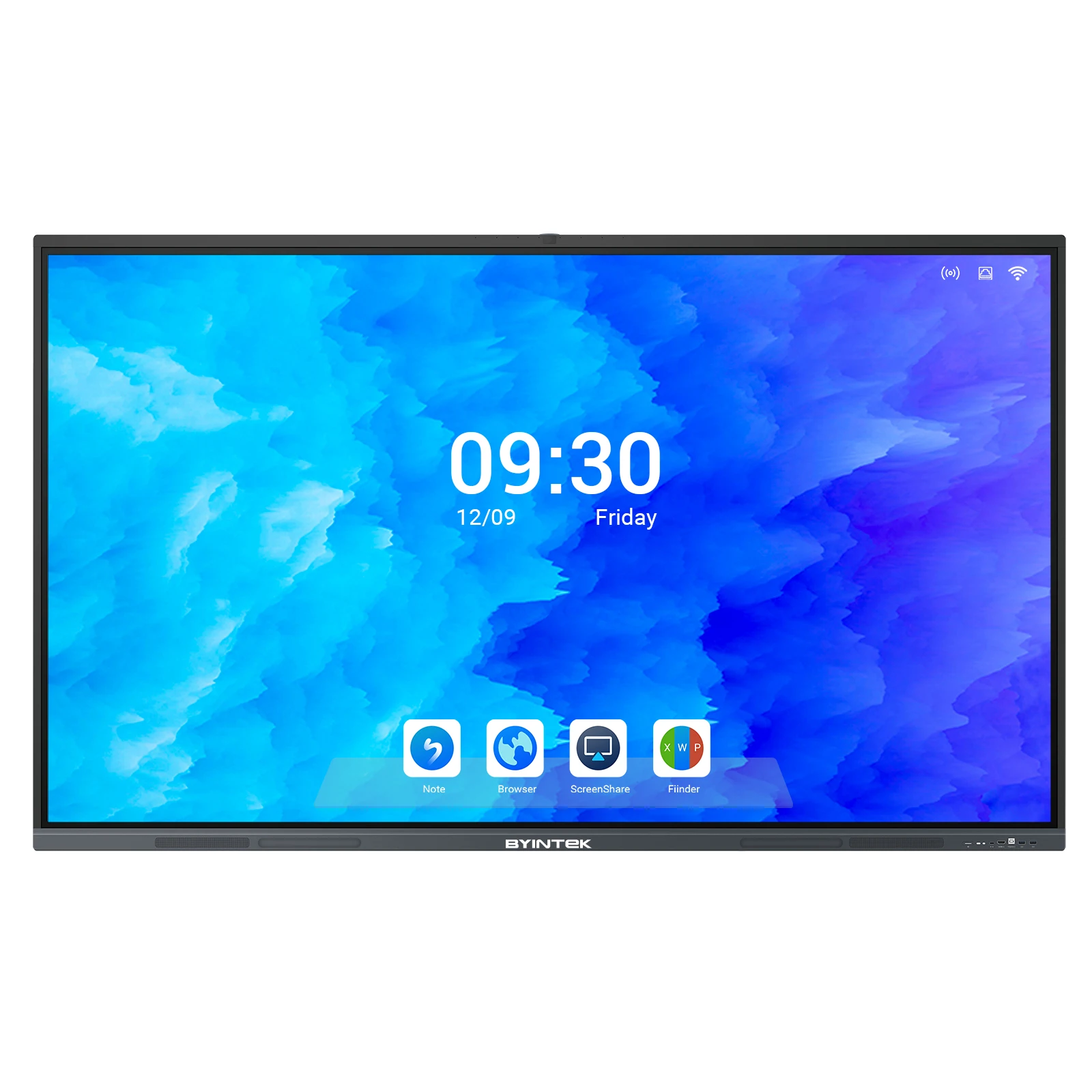 Dream 65 inch Digital Boards Black without camera Android White LED Anti Glass Supplies School Office Whiteboard Interactive Sma