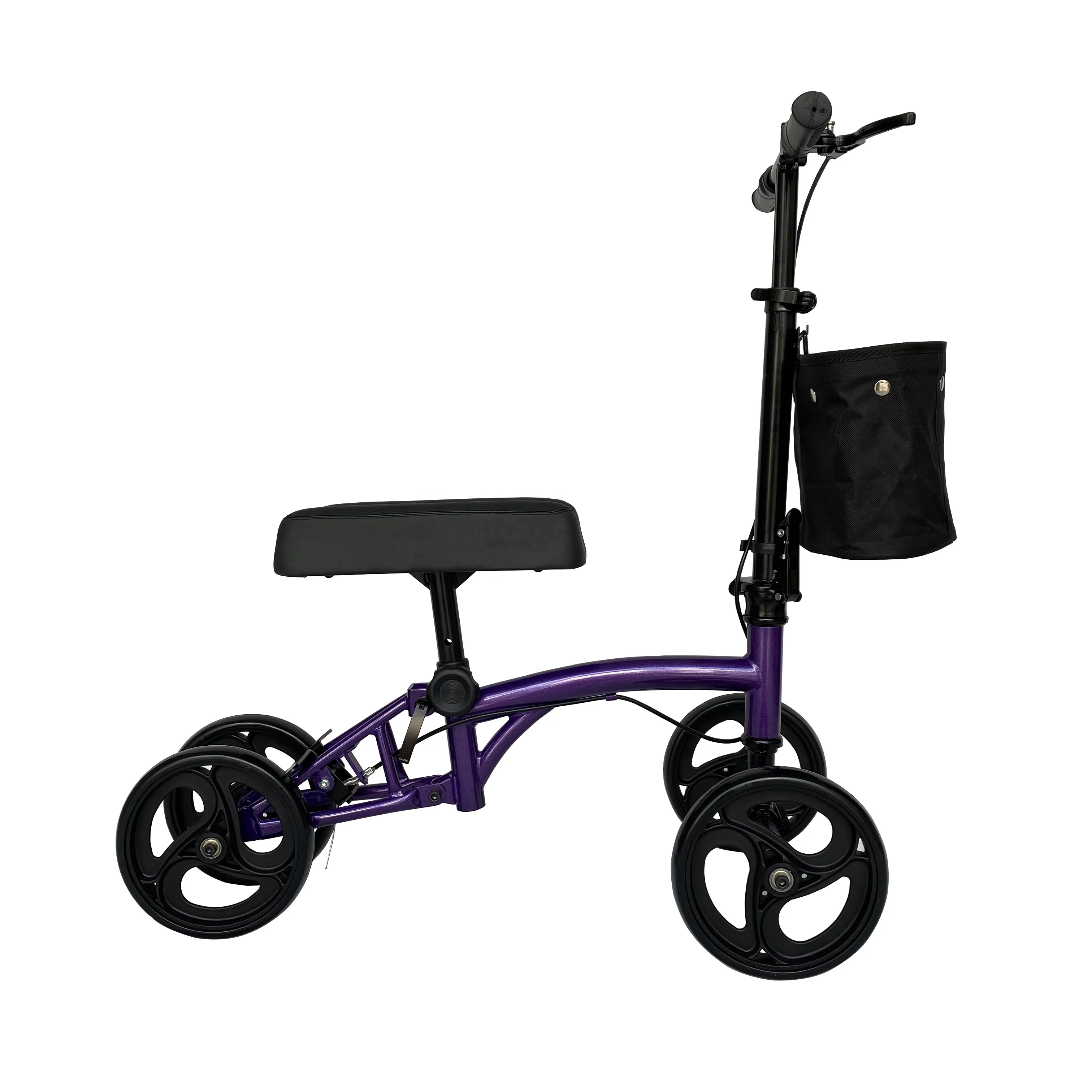 Steel Knee Walker Knee Scooter Heavy Duty Crutches Alternative Knee Walker Scooter
